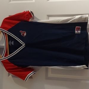 Womens Cleveland Indians size large Chief Wahoo shirt